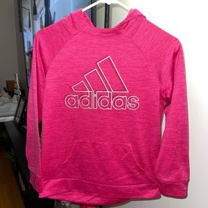 Girl’s hot pink ADIDAS sweater